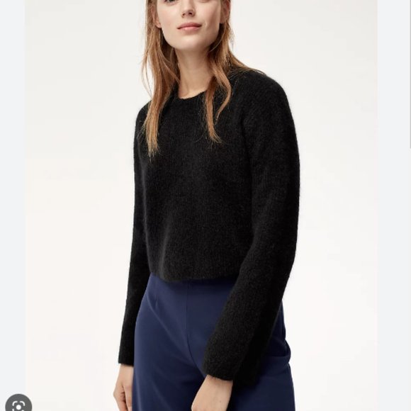 Aritzia Babaton Delton Sweater - Black - Size L - Picture 1 of 7